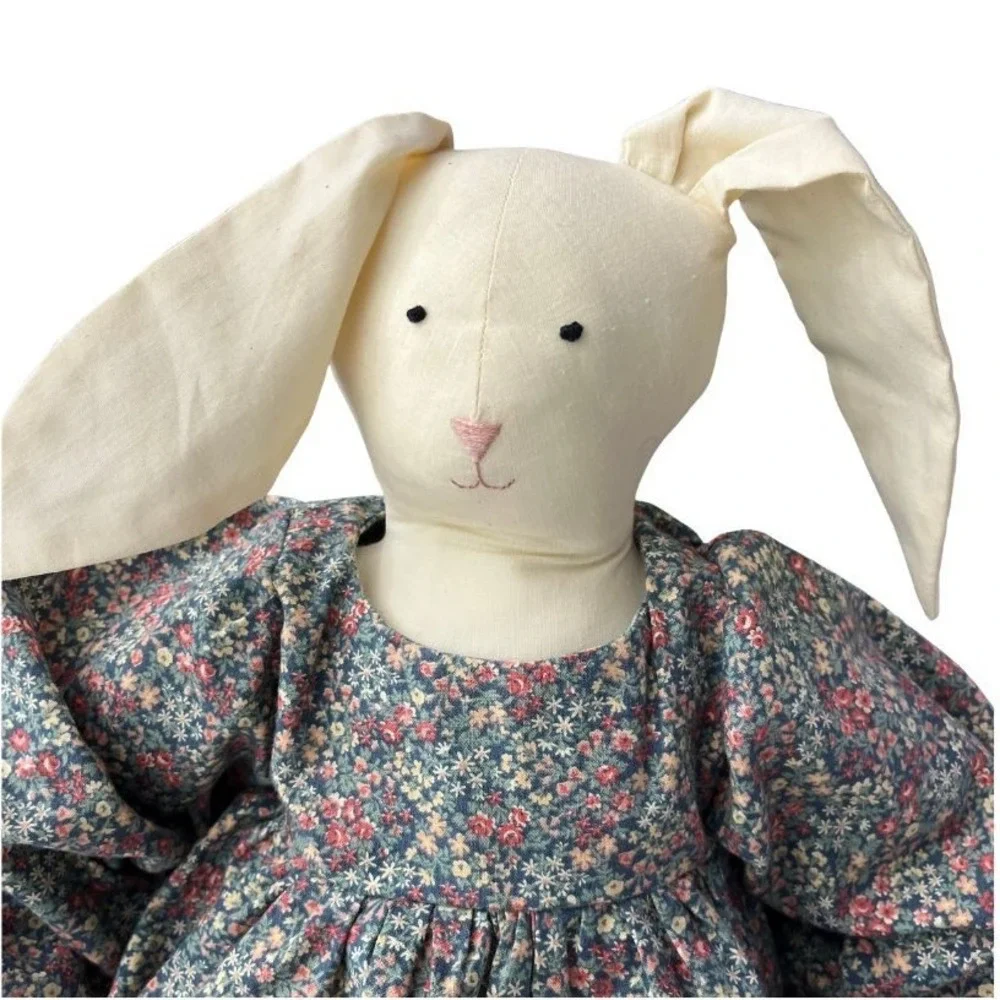 Vintage Handmade Cloth Bunny Rabbit Doll 20